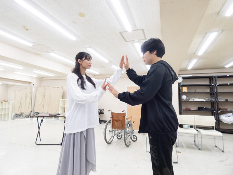 『月夜の人形』稽古場より