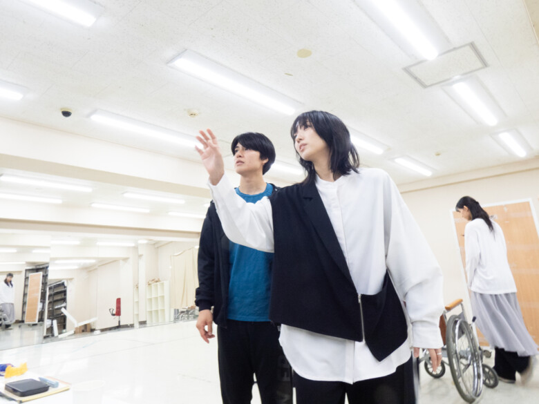 『月夜の人形』稽古場より