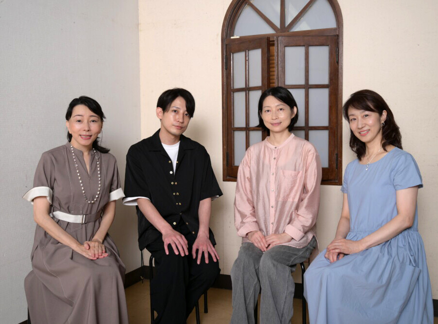 奥山美代子、陳内将、五戸真理枝、石井麗子
