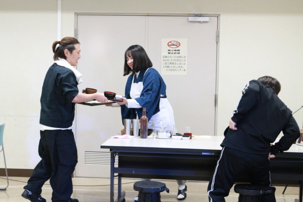 劇団Wistroemeria花結び章ノ一「たきがわ、営業中！」定食Aセット稽古風景